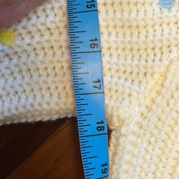 English Factory women's Pastel Dot Embroidered short sleeve sweater top size sma - Picture 8 of 8